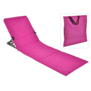 HI saliekamais pludmales krēsls, PVC, rozā