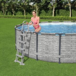 4-ступенчатая лестница для бассейна Bestway Flowclear, 122 см
