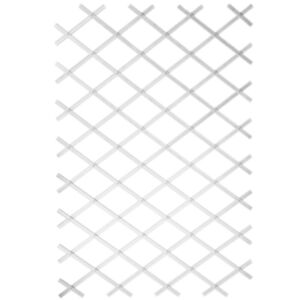 Dabas dārza režģis 50 x 150 cm, PVC, balts
