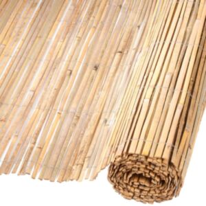 Dabas dārza žogs, bambuss, dabīgs, 1,5 x 5 m, 6050121