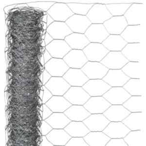 Dabīgais stiepļu siets sešstūrains 1 x 10 m 40 mm cinkots tērauds