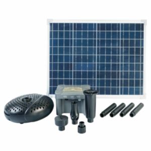 Ubbink SolarMax 2500 saules panelis, sūknis un akumulatoru komplekts