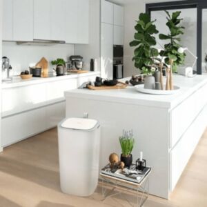 EKO Smart sensoriga prügikast "Morandi", 30 l, valge