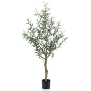 Emerald kunsttaim oliivipuu plastist potis, 115 cm