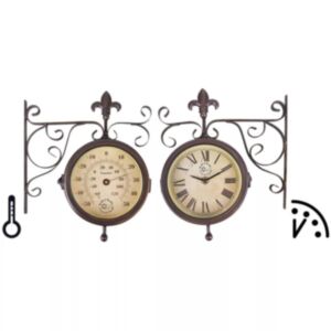 Esschert Design pulkstenis ar termometru TF005
