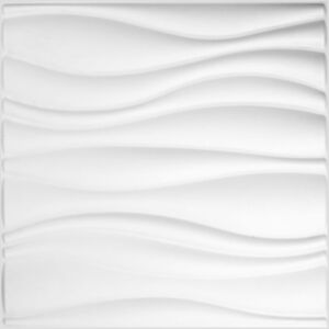WallArt 3D sienas paneļu viļņi, 12 gab., GA-WA04