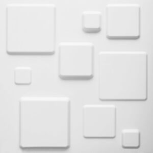 WallArt 3D sienas paneļi, kvadrāti, 12 gab