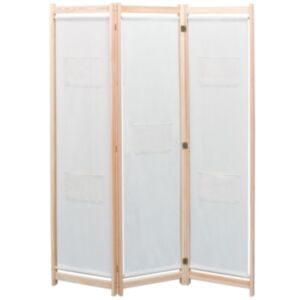 U24 trīs paneļu ekrāns, krēms, 120 x 170 x 4 cm, audums
