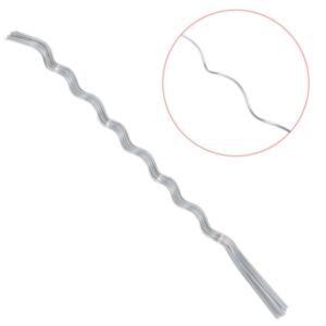 U24 spirālveida augs atbalsta 20 gab., Cinkots tērauds, 170 cm