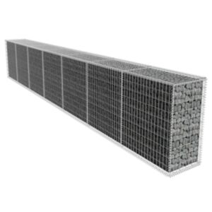 U24 стенка из габиона с покрытием, оцинкованная сталь, 600 x 50 x 100 см