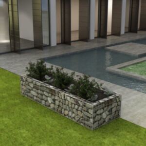 U24 gabion augu kastīte, tērauds 270 x 90 x 50 cm