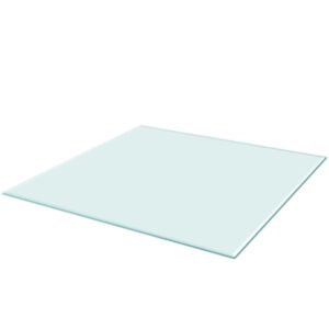 U24i galda virsma izgatavota no rūdīta stikla, kvadrātveida, 700 x 700 mm