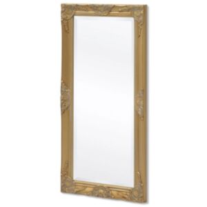 U24i baroka sienas spogulis 100 x 50 cm zeltains