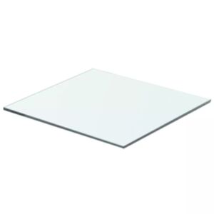 U24i stikla plauktu plāksne 40 x 30 cm caurspīdīga