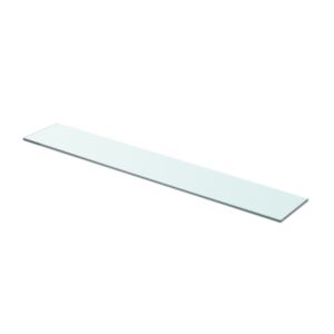 U24i stikla plauktu plāksne 80 x 12 cm caurspīdīga