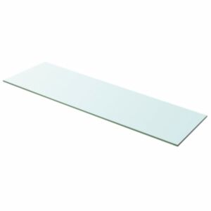 U24i stikla plauktu plāksne 100 x 30 cm caurspīdīga