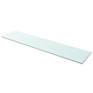 U24i stikla plauktu plāksne 110 x 25 cm caurspīdīga