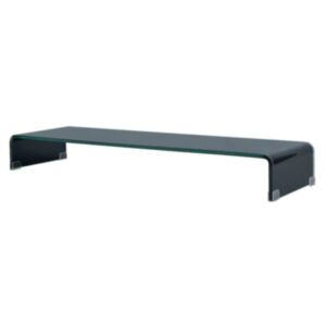U24i televizora statīvs no stikla 100 x 30 x 13 cm melns