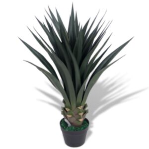 U24 mākslīgais augs ar bajonetes lilijas podu 90 cm, zaļš