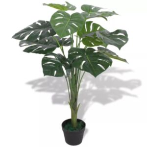 U24 mākslīgais augs ar monster pot 70 cm, zaļš