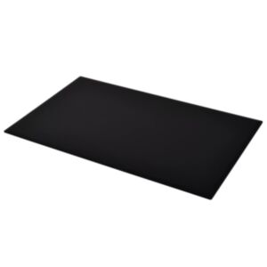 U24 galda virsma izgatavota no rūdīta stikla, taisnstūrveida, 1200x650 mm