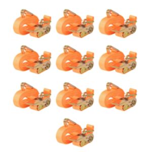 Pood24 pingutitega koormarihmad 10 tk 0,4 tonni 6 m x 25 mm, oranž