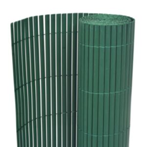 U24 divpusējs žogs, PVC 90 x 500 cm, zaļš