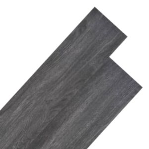 U24 PVC grīdas dēļi 5,26 m², 2 mm melni un balti