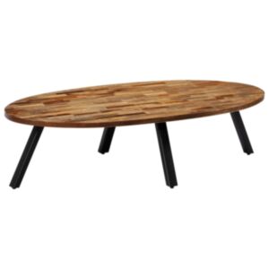 Pood24 kohvilaud toekast taastatud tiikpuust 120 x 60 x 30 cm