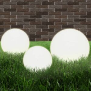 U24 LED lampas, 3 gab., Bumba, 20/30/40 cm PMMA