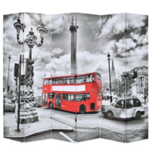 U24 izvelkamais ekrāns 228 x 170 cm, Londonas autobuss, melnbalts
