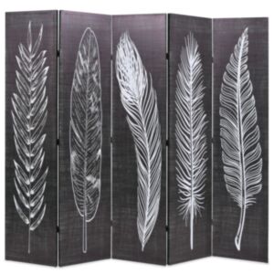 Pood24 kokkupandav sirm 200 x 170 cm, suled, must ja valge