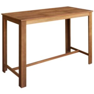 U24 bāra galds no akācijas koka 150 x 70 x 105 cm