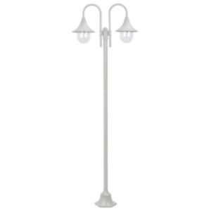 Pood24 aialatern, E27 220 cm, alumiinium, kahe laternaga, valge