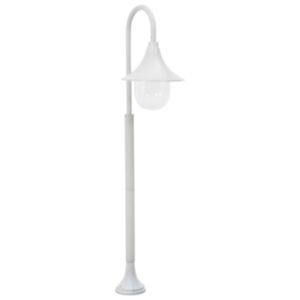 U24 dārza lampa, E27 120 cm, alumīnijs, balta