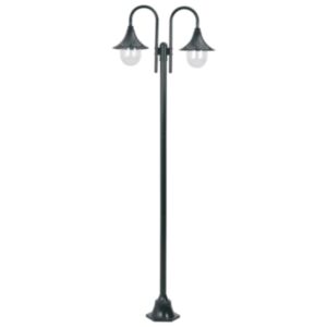 Pood24 aialatern, E27 220 cm, alumiinium, kahe laternaga, tumeroheline