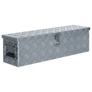 U24 alumīnija kaste 80,5 x 22 x 22 cm, sudraba