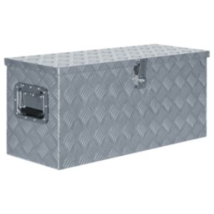 U24 alumīnija kaste 80 x 30 x 35 cm, sudraba