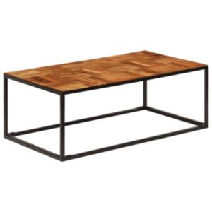 Pood24 kohvilaud, 110 x 60 x 40 cm, akaatsiapuit ja teras
