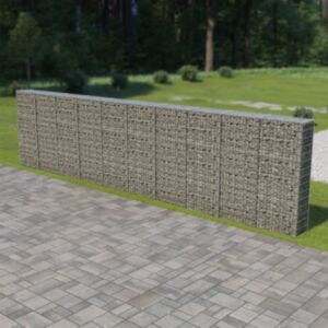 U24 стена из габиона с покрытием, оцинкованная сталь, 600 x 30 x 150 см