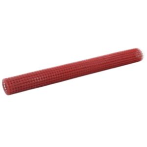 U24 vistu stiepļu dārzs, tērauds ar PVC pārklājumu, 10 x 1,5 m, sarkans