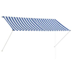 U24 saliekamais nojume, 250 x 150 cm, zila un balta