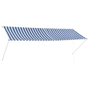 U24 saliekamais nojume, 350 x 150 cm, zila un balta
