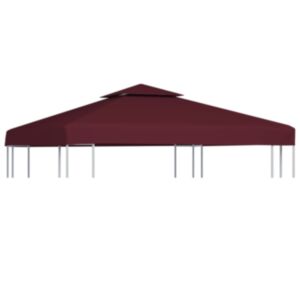 U24 divkāršās jumta jumts 310 g / m² 3 x 3 m, bordo