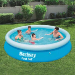 Bestway Fast Set piepūšamais piepūšamais baseins apaļš 366x76 cm
