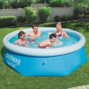 Bestway Fast Set piepūšamais baseins, apaļš, 244 x 66 cm