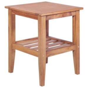 U24 журнальный столик из прочного тика, 40x40x50 см, квадрат, тик