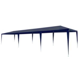 U24 viesību telts 3 x 9 m, PE, zila