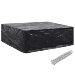U24 dārza mēbeļu pārvalks ar 8 stiprinājuma caurumiem 250 x 210 x 90 cm
