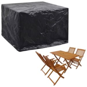 U24 dārza mēbeļu pārvalks ar 8 stiprinājuma caurumiem 122 x 112 x 98 cm